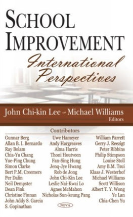 School Improvement: International Perspectives