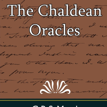 The Chaldean Oracles