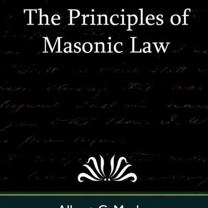 The Principles of Masonic Law
