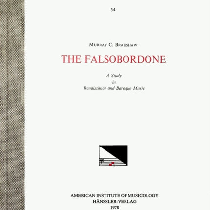 Msd 34 Murray C. Bradshaw, the Falsobordone. a