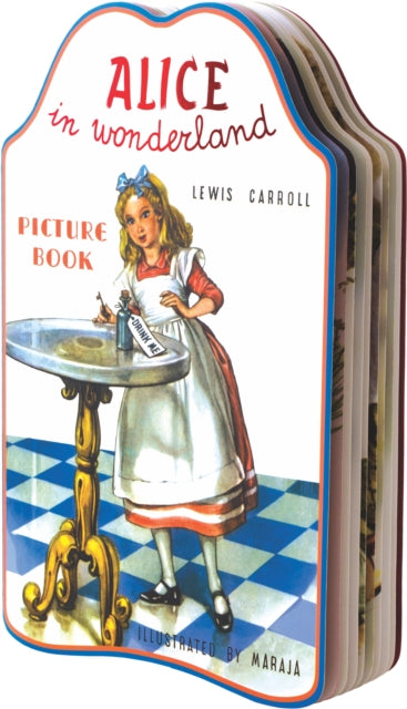 Alice In Wonderland Picture Book Childrens DieCut