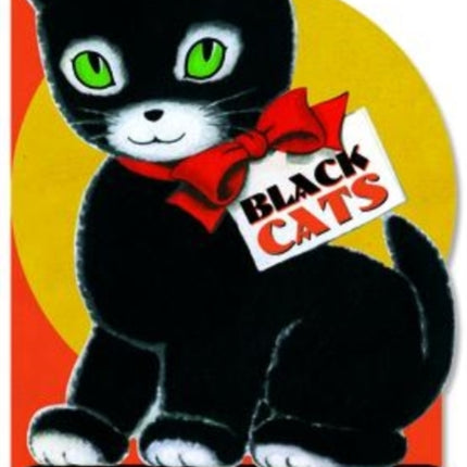 Black Cats At Halloween Childrens DieCut Shape