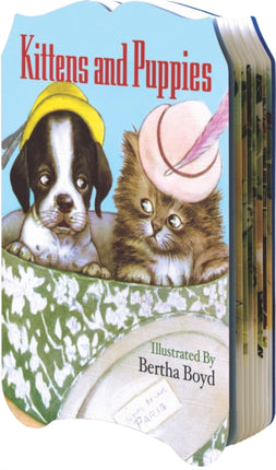 Kittens and Puppies Shaped Book