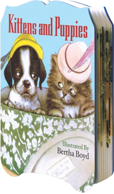 Kittens and Puppies Shaped Book