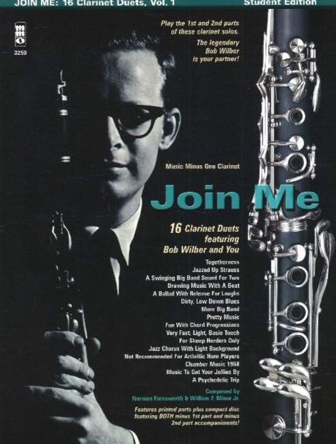 Join Me 16 Clarinet Duets WRhythm Section