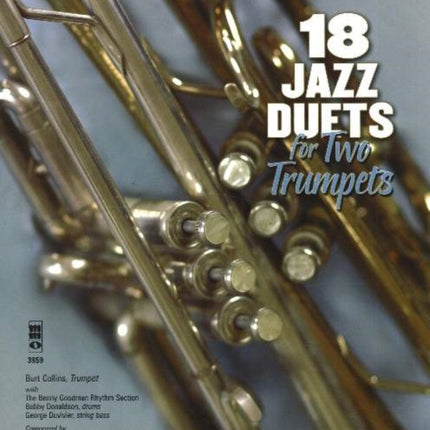 18 Jazz Duets for Two Trumpets Music Minus One