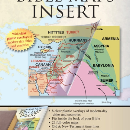 Then and Now Bible Maps Insert