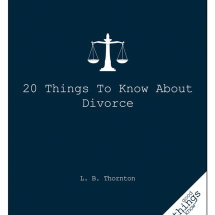 20 Things to Know about Divorce