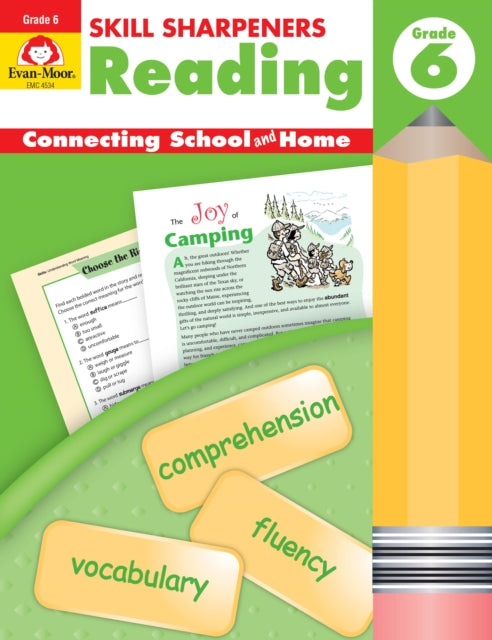 Skill Sharpeners: Reading, Grade 6 Workbook