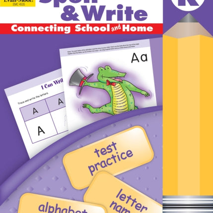 Skill Sharpeners: Spell & Write, Prek Workbook