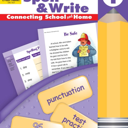 Skill Sharpeners: Spell & Write, Grade 1 Workbook