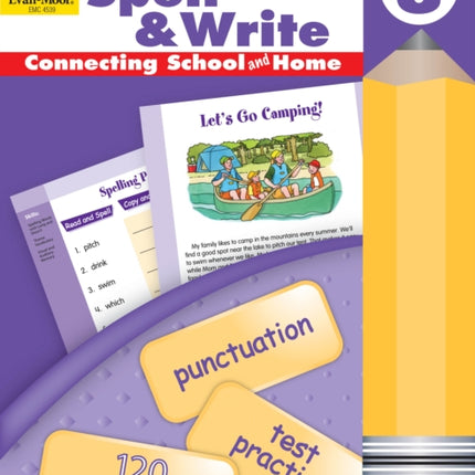 Skill Sharpeners: Spell & Write, Grade 3 Workbook