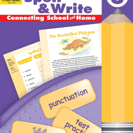 Skill Sharpeners: Spell & Write, Grade 6 Workbook