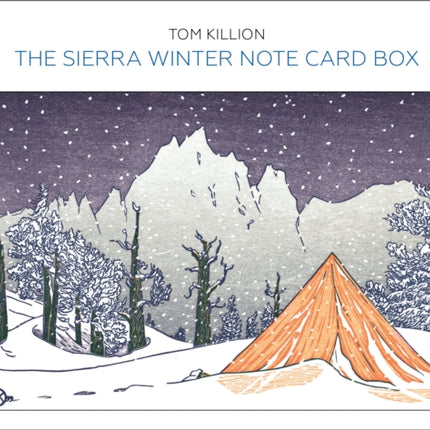 The Sierra Winter Note Card Box