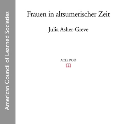 Frauen in altsumerischer Zeit