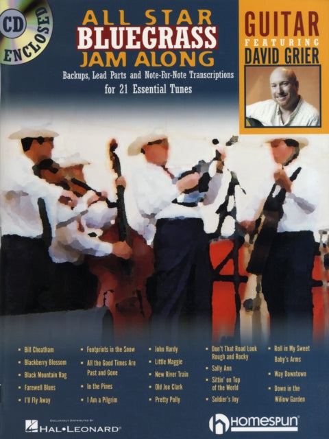 All Star Bluegrass Jam Along for Guitar Jam Along Book  CD