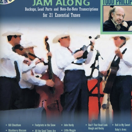 AllStar Bluegrass JamAlong For Bass  Backups Lead Parts and NoteforNote Transcriptions for 21 Essential Tunes Book  CD