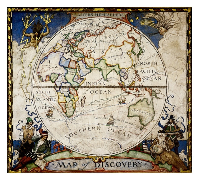 Map Of Discovery, Eastern Hemisphere, Tubed: Wall Maps World