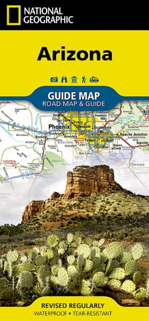 Arizona National Geographic Guide Map State Guide Maps