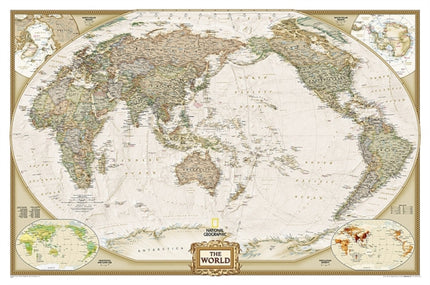 World Executive, Pacific Centered, Laminated: