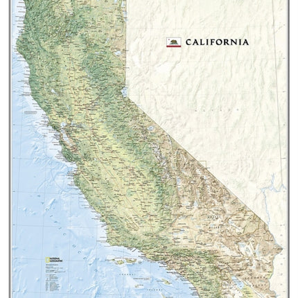 California, Laminated: Wall Maps U.S.