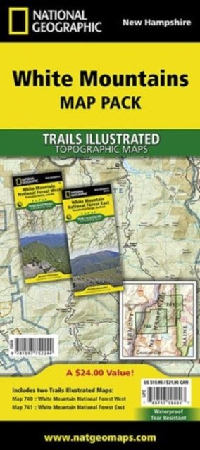 White Mountains National Forest Map Pack Bundle