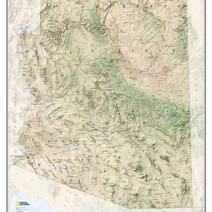 Arizona, Tubed: Wall Maps U.S.