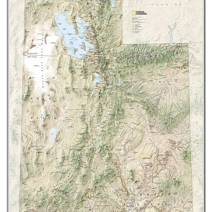 Utah, Tubed: Wall Maps U.S.