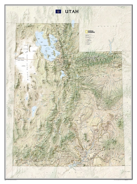 Utah, Laminated: Wall Maps U.S.