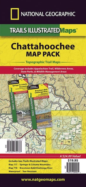 Chattahoochee National Forest Map Pack Bundle