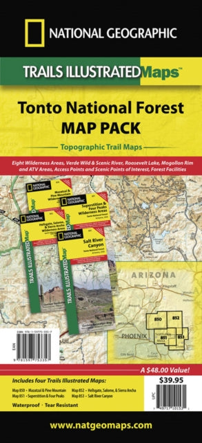 Tonto National Forest Map Pack Bundle