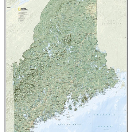 Maine, Tubed: Wall Maps U.S.