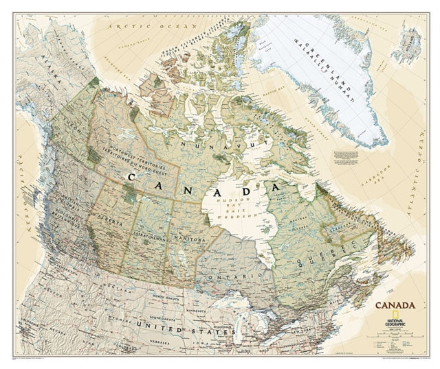 Canada Executive, Tubed: Wall Maps Countries &