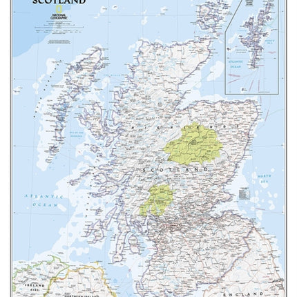 Scotland Classic, Tubed: Wall Maps Countries & Regions