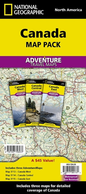 Canada, Map Pack Bundle: Travel Maps International Adventure/Destination Map