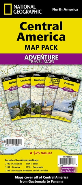 Central America, Map Pack Bundle: Travel Maps International Adventure/Destination Map