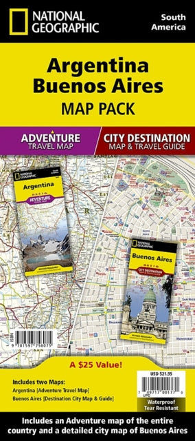 Argentina, Buenos Aires, Map Pack Bundle: Travel Maps International Adventure/Destination Map