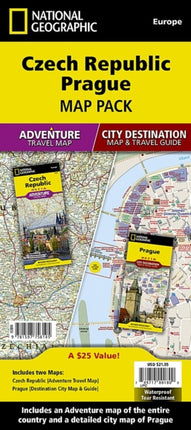 Czech Republic, Prague, Map Pack Bundle: Travel Maps International Adventure/Destination Map