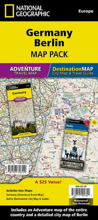 Germany, Berlin, Map Pack Bundle: Travel Maps International Adventure/Destination Map