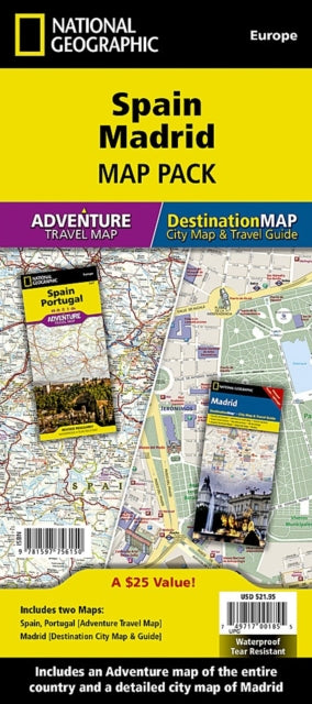 Spain, Madrid, Map Pack Bundle: Travel Maps International Adventure/Destination Map