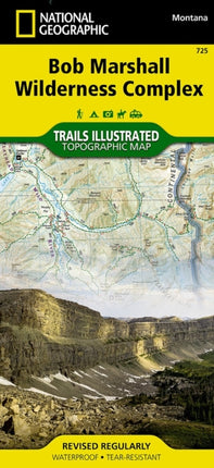 Bob Marshall Wilderness National Geographic Trails Illustrated Map