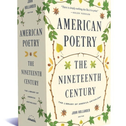 American Poetry: The Nineteenth Century: A Library of America Boxed Set