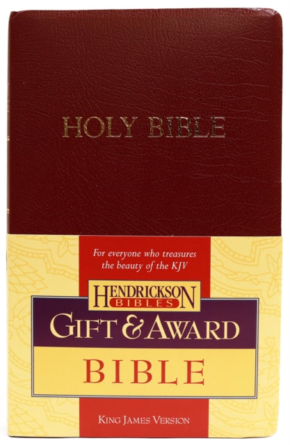 KJV Gift and Award Bible - Burgundy