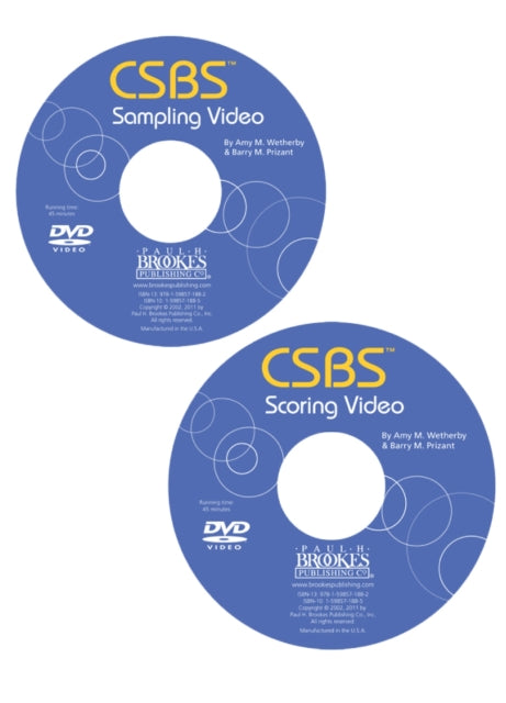 CSBS TM Sampling  Scoring DVD Communication and