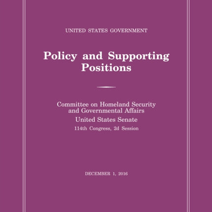 United States Government Policy and Supporting