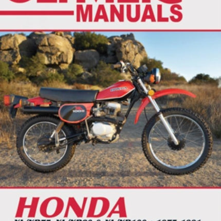 Honda XL/XR75, XL/XR80 & XL/XR100 Series Motorcycle (1975-1991) Service Repair Manual