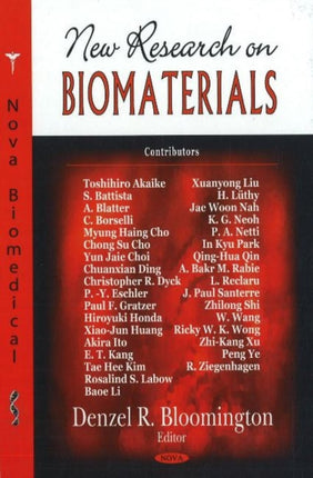 New Research on Biomaterials