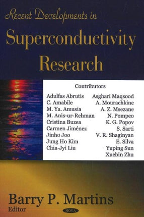 Recent Developments in Superconductivity Research