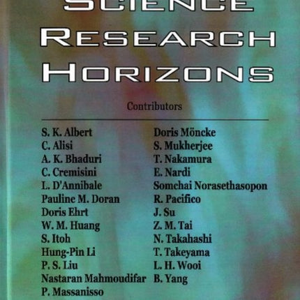 Materials Science Research Horizons