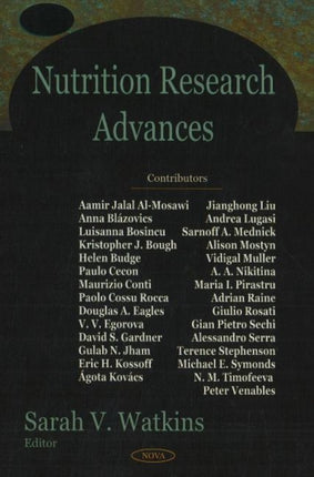 Nutrition Research Advances
